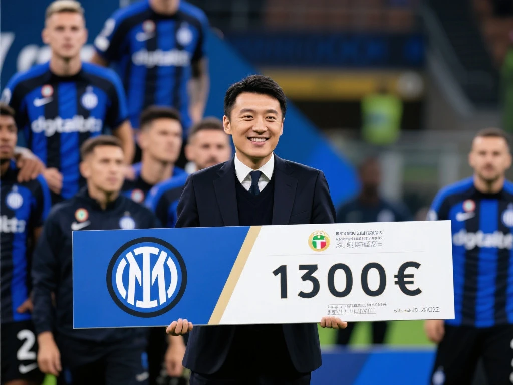 张康阳豪掷1300万欧元奖金激励国米，国内罕见如此慷慨！